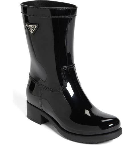 prada rain boots price|thigh high prada boots.